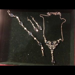 Givenchy necklace, bracelet, earrings jewelry set